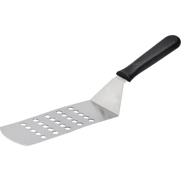Grill Turner with Black Handle Perforated 200x75x330mm