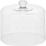 Cloche / Cake Cover Straight Sided Clear Polycarbonate 208x182mm