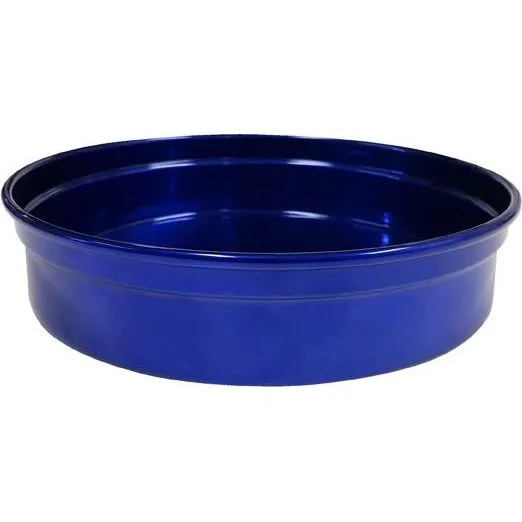Round Bar Tray Aluminium Blue 240x50mm