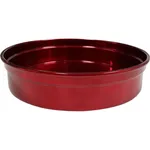Round Bar Tray Aluminium Red 330x50mm