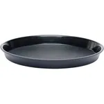 Round Bar Tray Non-Slip PP Black 320x37mm