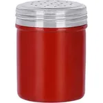 Salt Dredge Stainless Steel Red 70x90mm / 285ml