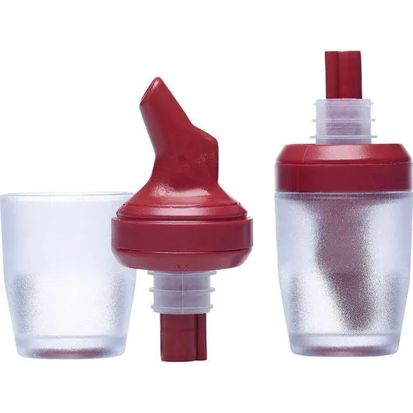 Tru-Pour Pourer Combo & Measure Burgundy 30ml (12/Pack)