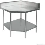 Corner Workbench with 100mm Splashback, 900x900x900mm