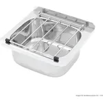 Cleaners Sink (hinged grate) With Wall Mount Brackets AB-CS-B