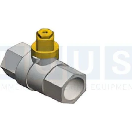 Ball Valve Hex Shaft 3/4"F x 3/4"F (20F x 20F)
