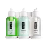 D-Lux White Refillable Shampoo / Conditioner / Body Wash Dispenser