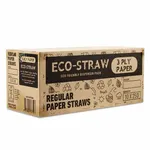 Blue & White Regular Paper Straws [pack 2500]