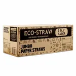 Black Jumbo Paper Straws [pack 2500]