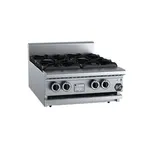B&s Black Four Burner Boiling Top, 31mj Burners, Benchtop Model