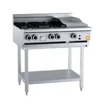 B&s K+ Combo Four Open Burners & 300mm Grill Plate On Stand 900x840x1030h Lpg
