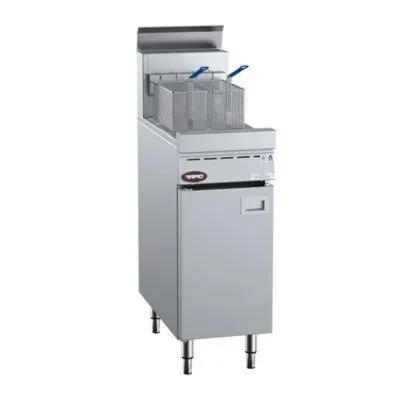 B+s Rapid Fryer 400mm, Single Pan 20lt , Two Baskets , 115mj Lpg