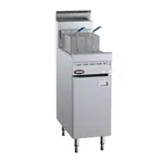 B+s Rapid Fryer 400mm, Single Pan 20lt , Two Baskets , 115mj Lpg