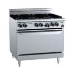 B&s Verro Royal Blue 6 Burner Range, Fan Forced Oven Vov-Sb6ff, Lpg, 179mj