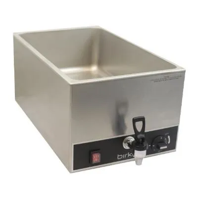 Birko Bain Marie 1110103 ; 1.5kw. Wet Heat With Tap. No Pans
