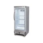 Bromic Gm0220 Upright Display Fridge Flat Glass 215l