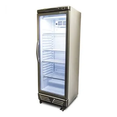 Bromic Gm0300-Nr Upright Led Display Fridge Flat Glass 290l