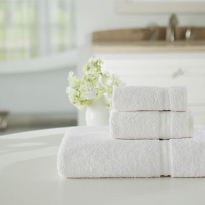 Commercial Cotton Hand Towel 120gm - White Pack Qty 1
