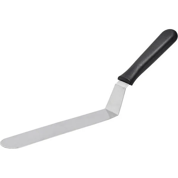 Spatula/Palette Knife Cranked Black Handle 215x40mm
