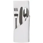 100% Cotton White Momie Napkin 500 X 500 Mm
