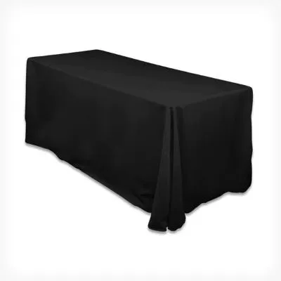 Black Trestle Polyester Cloth 137 X 275cm