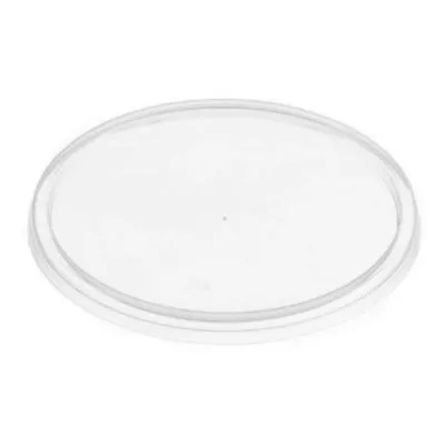 120mm Lid To Suit Round Clear Food Container [50 Pack]