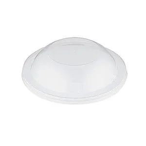 120mm Dome Lid To Suit Round Clear Food Container [50 Pack]