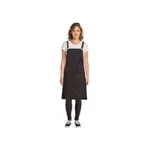 Boulder Cross-Back Bib Apron - Black Denim
