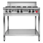 Cookon Gas Cooktop Ct-6 ,  6 Open Burners Open Cabinet  950 X 752 X 1096