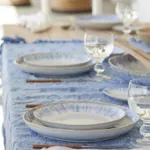 Brisa Ria Blue Round Plate 217mm