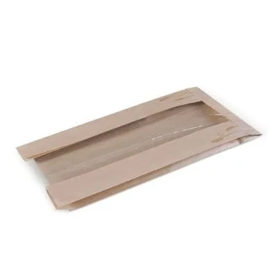 Cob Bag Paper Window Brown — Pack 500
