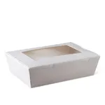 Large White Window Lunch Box [50 Pack]