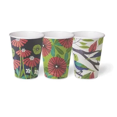 365ml / 12oz Grasp The Moment Single Wall Pla Coffee Cups [50 Pack]