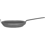 Frypan with Help Handle Black Steel 320x50mm