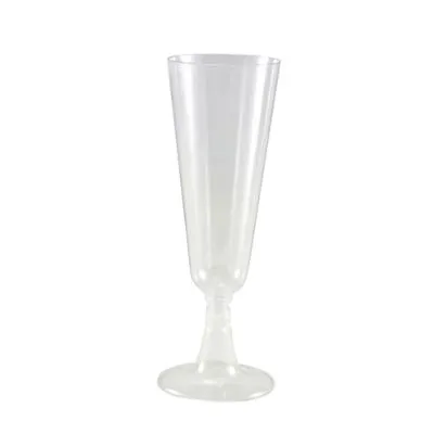 145ml 2 Piece Disposable Champagne Flute [10 Pack]