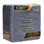 Dark Blue 2 Ply Qtr Fold Dinner Napkin  [pack 1000]