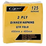 Gold 2 Ply Qtr Fold Dinner Napkin  [pack 125]
