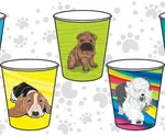 475ml / 16oz Dog Core Series Single Wall Coffee Cup [1000 Pack]