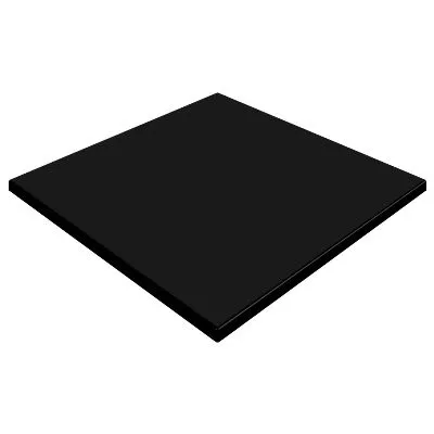 Werzalit By Sm France Black Table Top 700 X 700mm - [each]