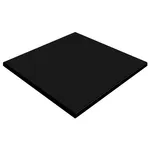 Werzalit By Sm France Black Table Top 700 X 700mm - [each]