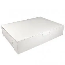 Cake Box Full Slab Corrugated Cardboard — Pack 10