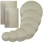 6" Square Standard Cake Silver Board [50 Pack]