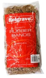 #16 Rubber Bands  63mm X 1.5mm Natural [bag Of 500gm]