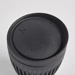 8oz Huskee Cup & Lid Charcoal [each]