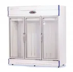 Anvil Gdj1880 Three Glass Door Upright Fridge 1,610ltr