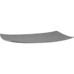 Concrete Rectangular Coupe Platter 405x255x30mm