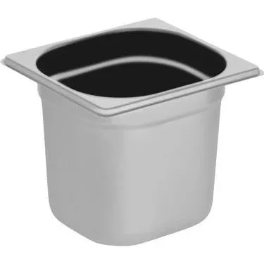Anti-Jam Steam Pan 1/6 Size 176x162x150mm / 2.3Lt