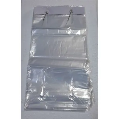 Bread Bag Wicketed LDPE Clear — 25x43cm Pack 2000