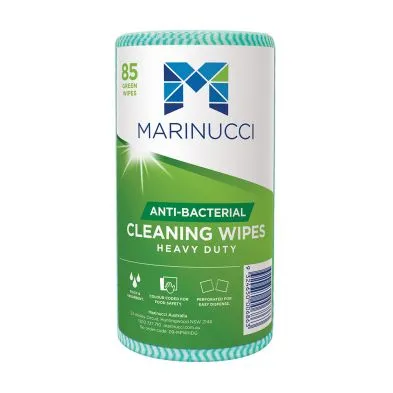 Green Heavy Duty Anti Bacterial Wipes 85 Sheet Roll