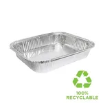 223 X 157 X 45mm Rectangle Takeaway Foil Container [pack 100]